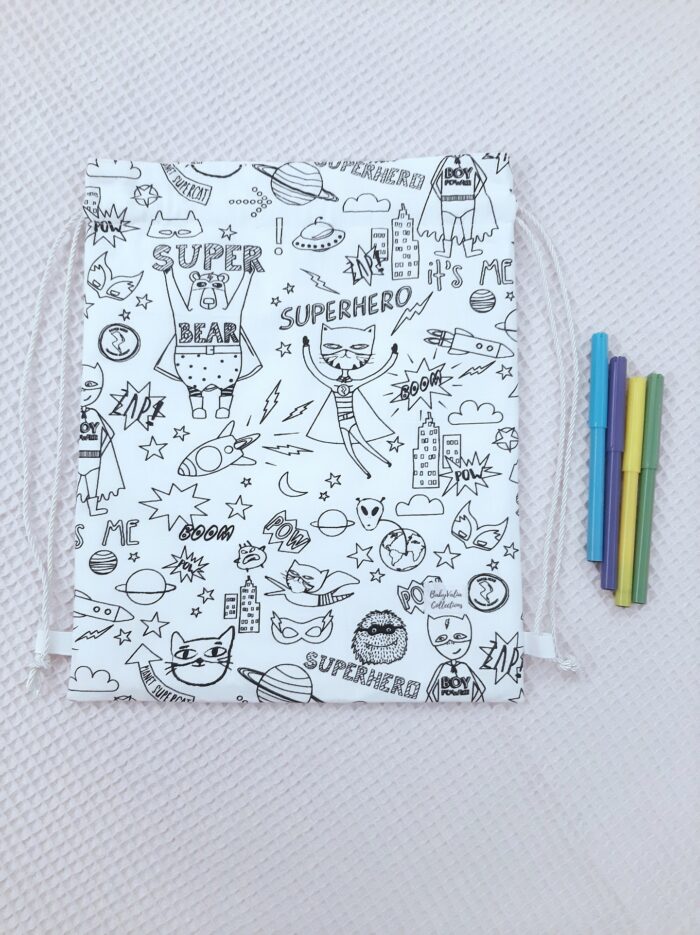 Super Hero παιδικό σακιδιάκι color me - Image 3