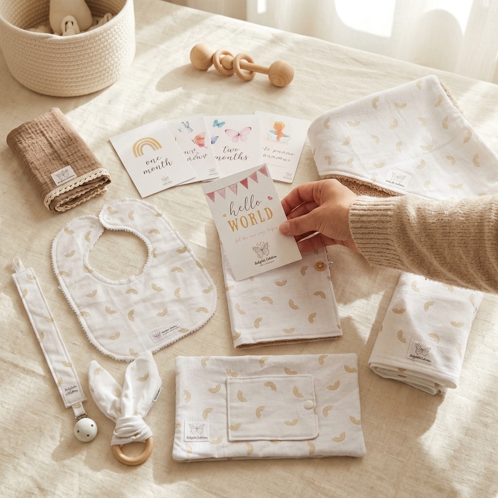 Golden rainbows newborn set maxi