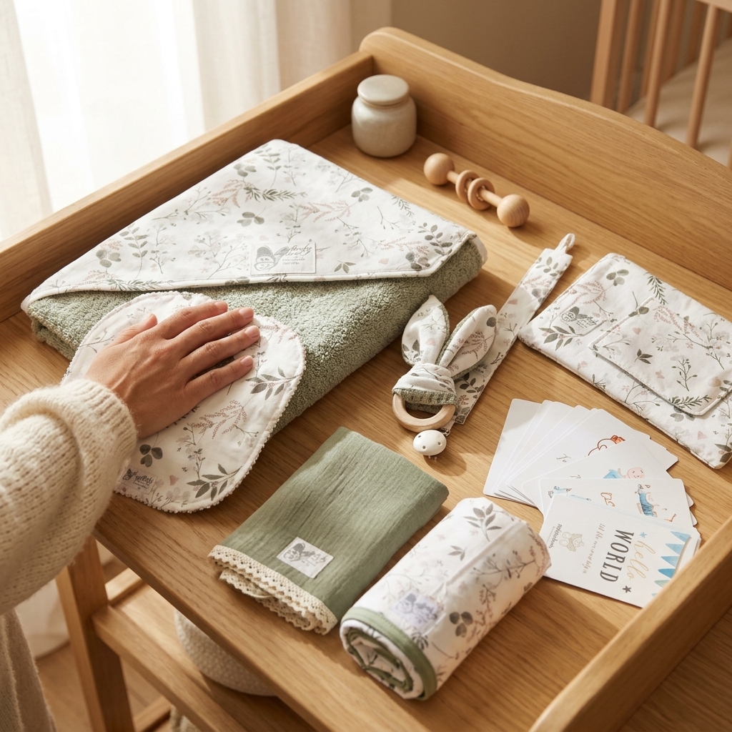 Evergreen newborn set maxi