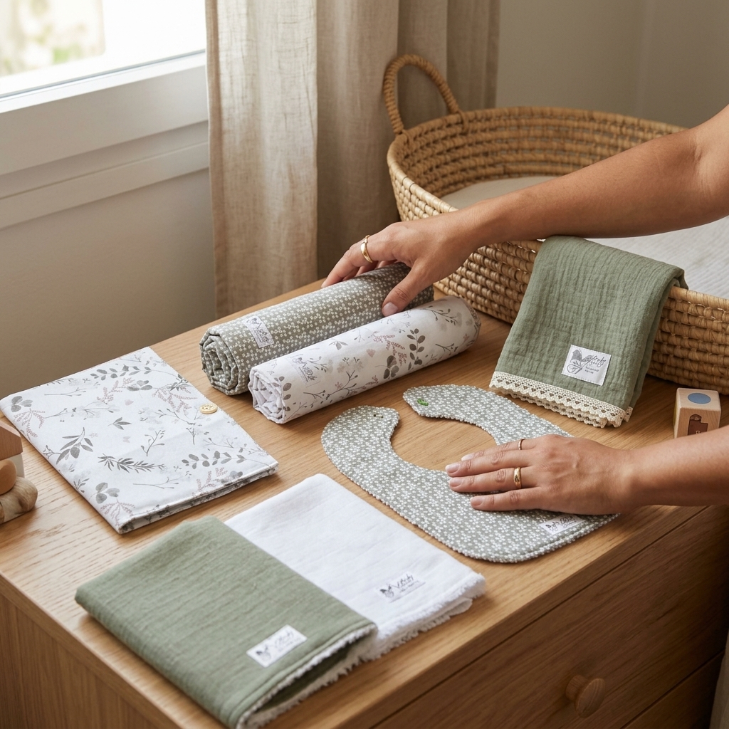 Evergreen newborn set midi