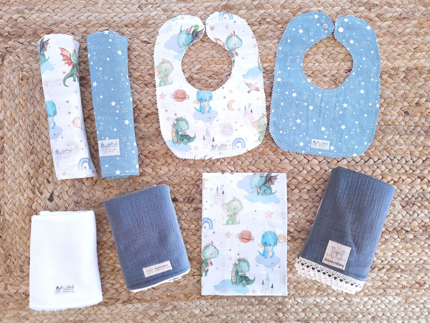 Dragons newborn set midi