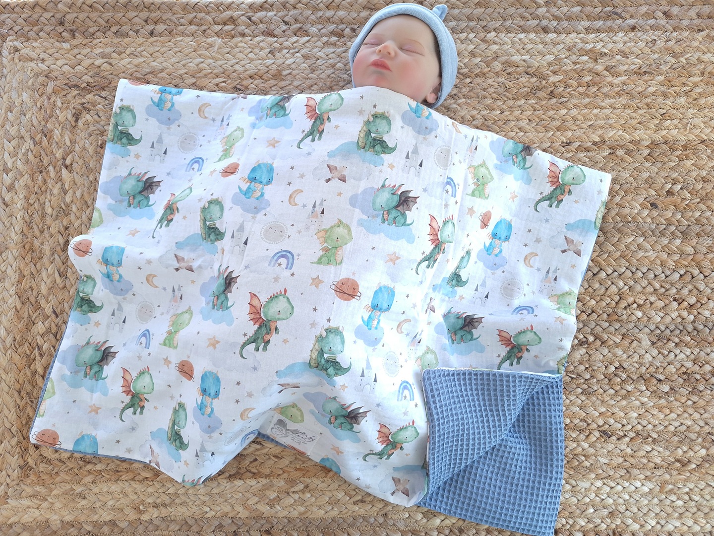 Dragons κουβερτούλα πικέ