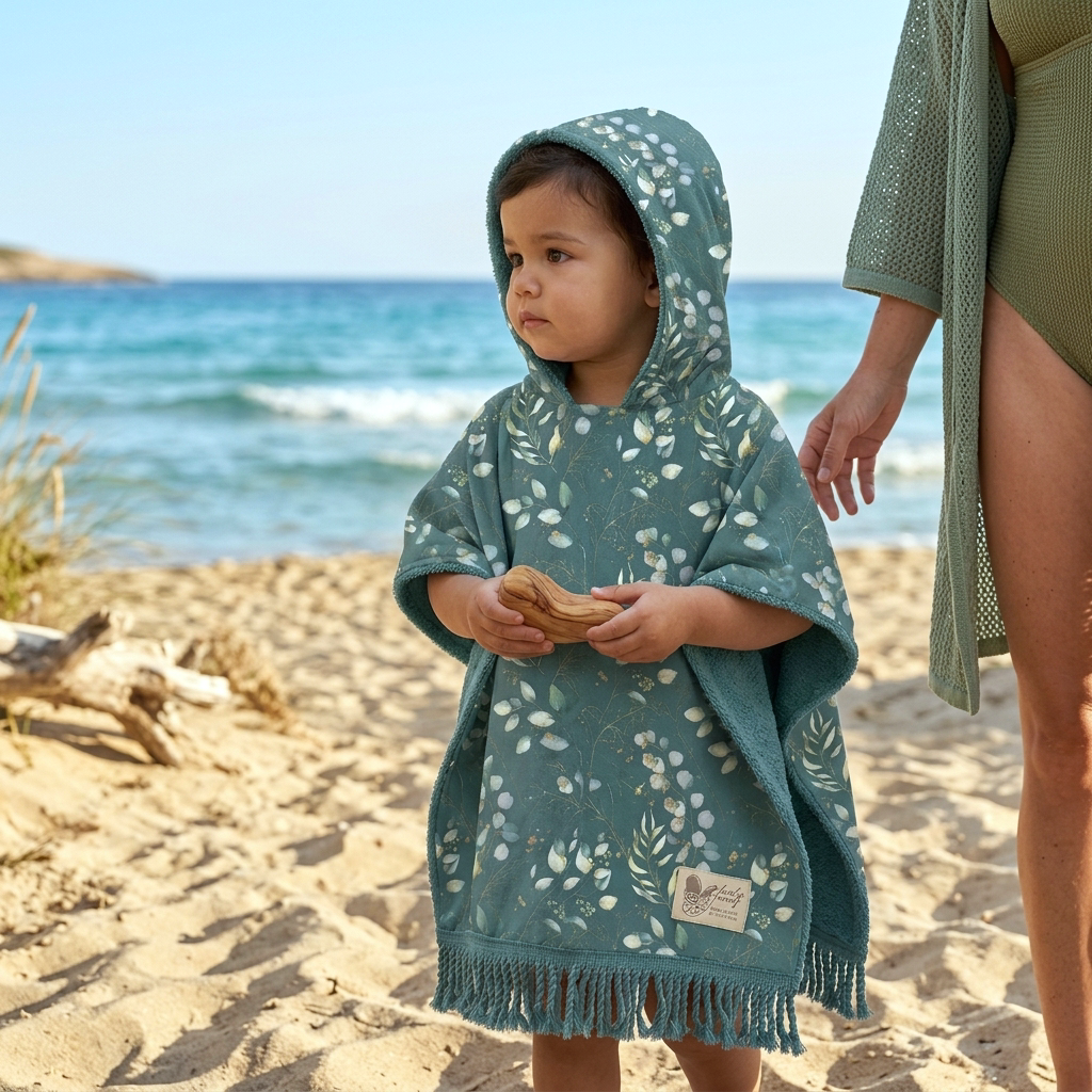 Eucalyptus Green Poncho